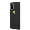 Husa Cover Ferrari SF Silicone pentru Samsung Galaxy S20 Plus Negru