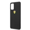 Husa Cover Ferrari SF Silicone pentru Samsung Galaxy S20 Plus Negru