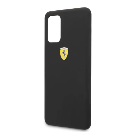 Husa Cover Ferrari SF Silicone pentru Samsung Galaxy S20 Plus Negru