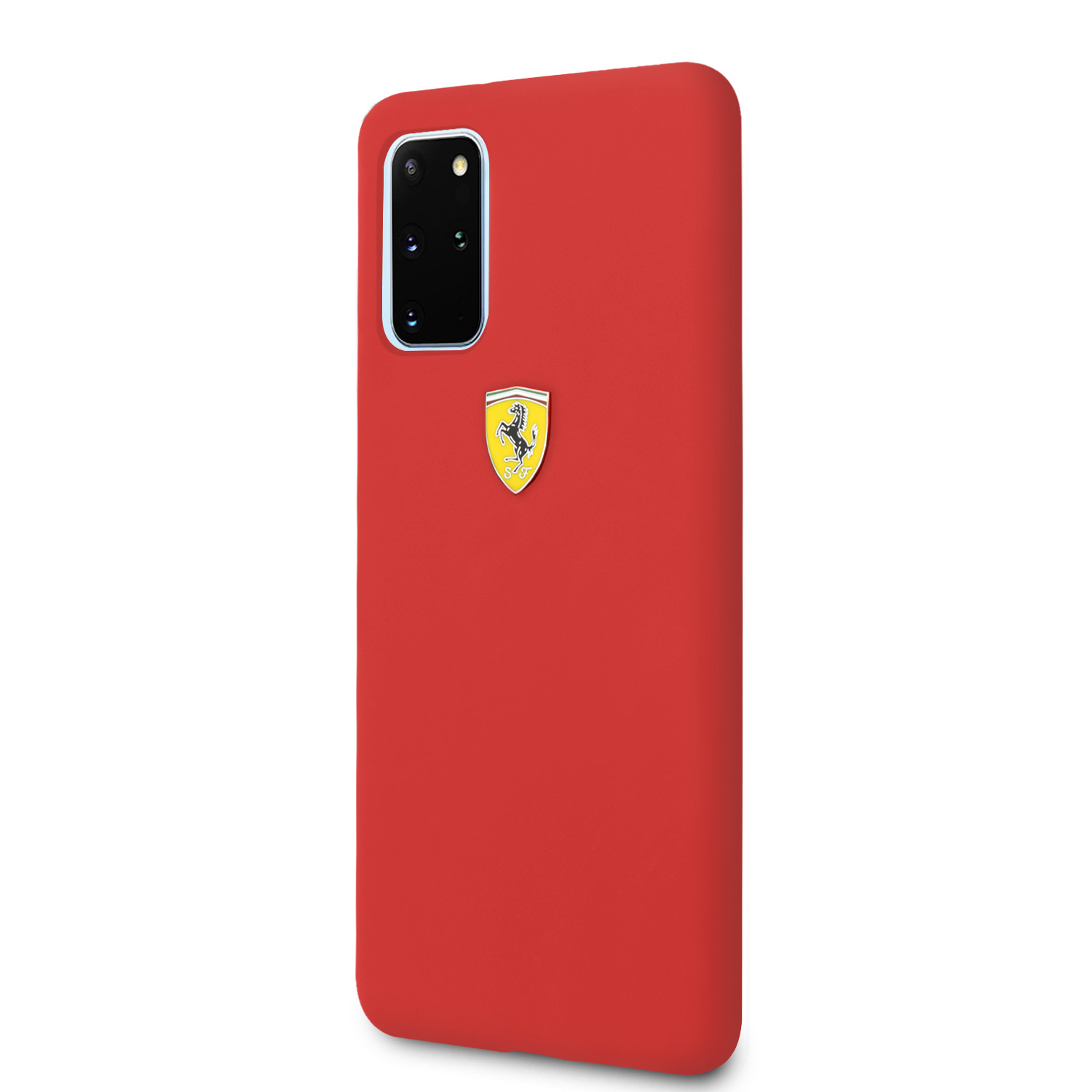 Husa Cover Ferrari SF Silicone pentru Samsung Galaxy S20 Plus Rosu thumb