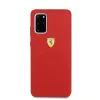 Husa Cover Ferrari SF Silicone pentru Samsung Galaxy S20 Plus Rosu