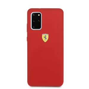 Husa Cover Ferrari SF Silicone pentru Samsung Galaxy S20 Plus Rosu