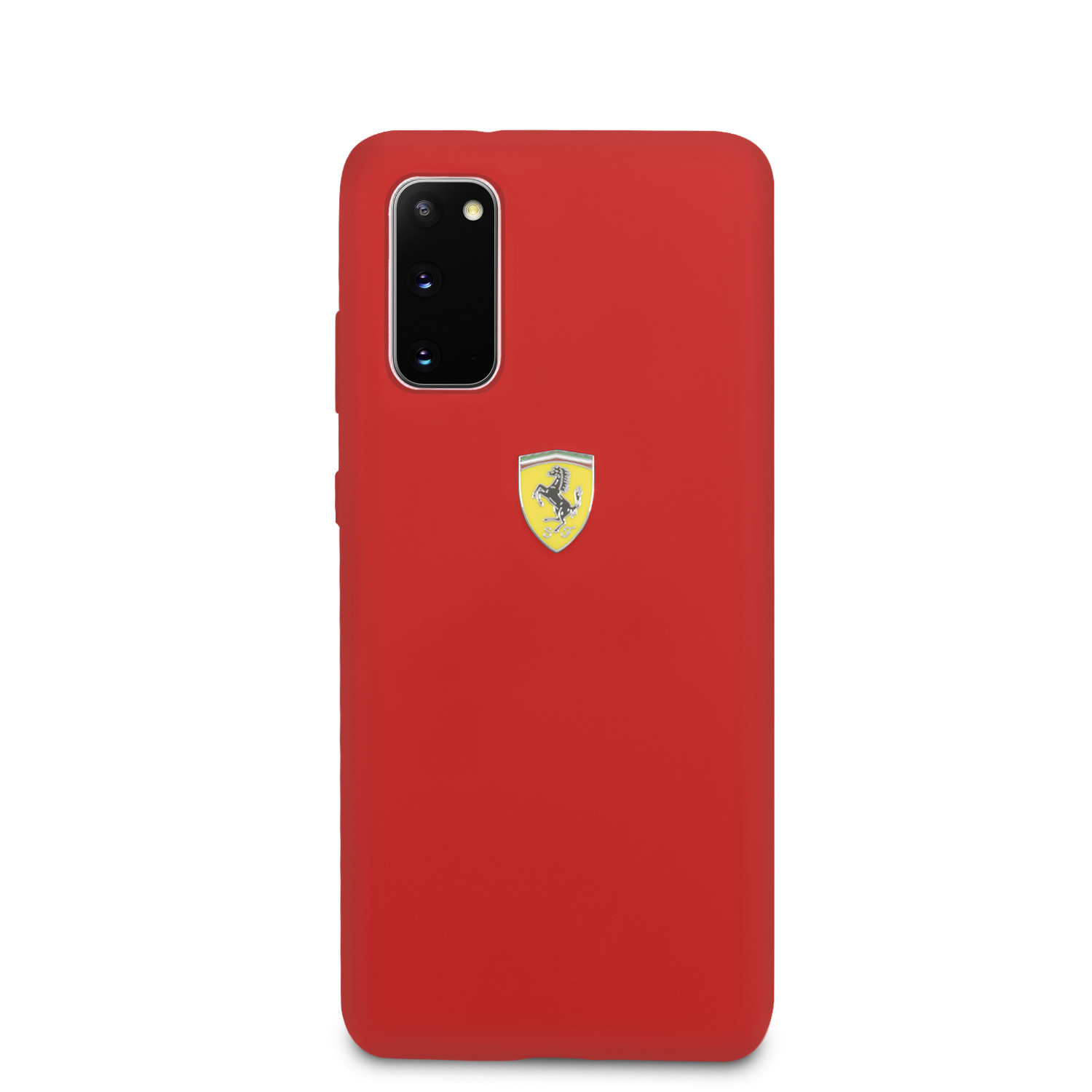 Husa Cover Ferrari SF Silicone pentru Samsung Galaxy S20 Rosu thumb