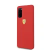 Husa Cover Ferrari SF Silicone pentru Samsung Galaxy S20 Rosu