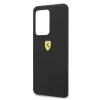 Husa Cover Ferrari SF Silicone pentru Samsung Galaxy S20 Ultra Negru