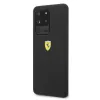 Husa Cover Ferrari SF Silicone pentru Samsung Galaxy S20 Ultra Negru