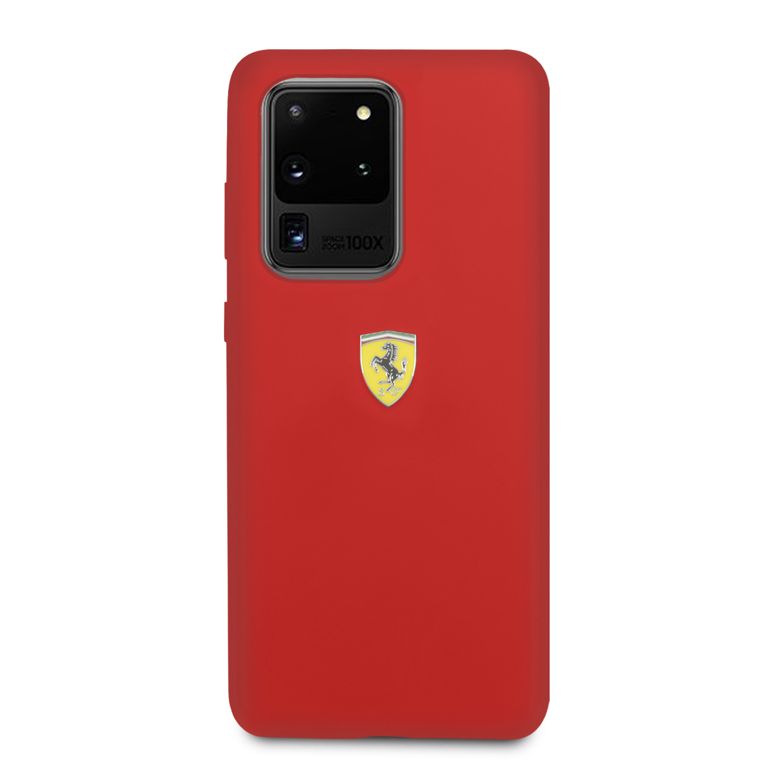 Husa Cover Ferrari SF Silicone pentru Samsung Galaxy S20 Ultra Rosu thumb