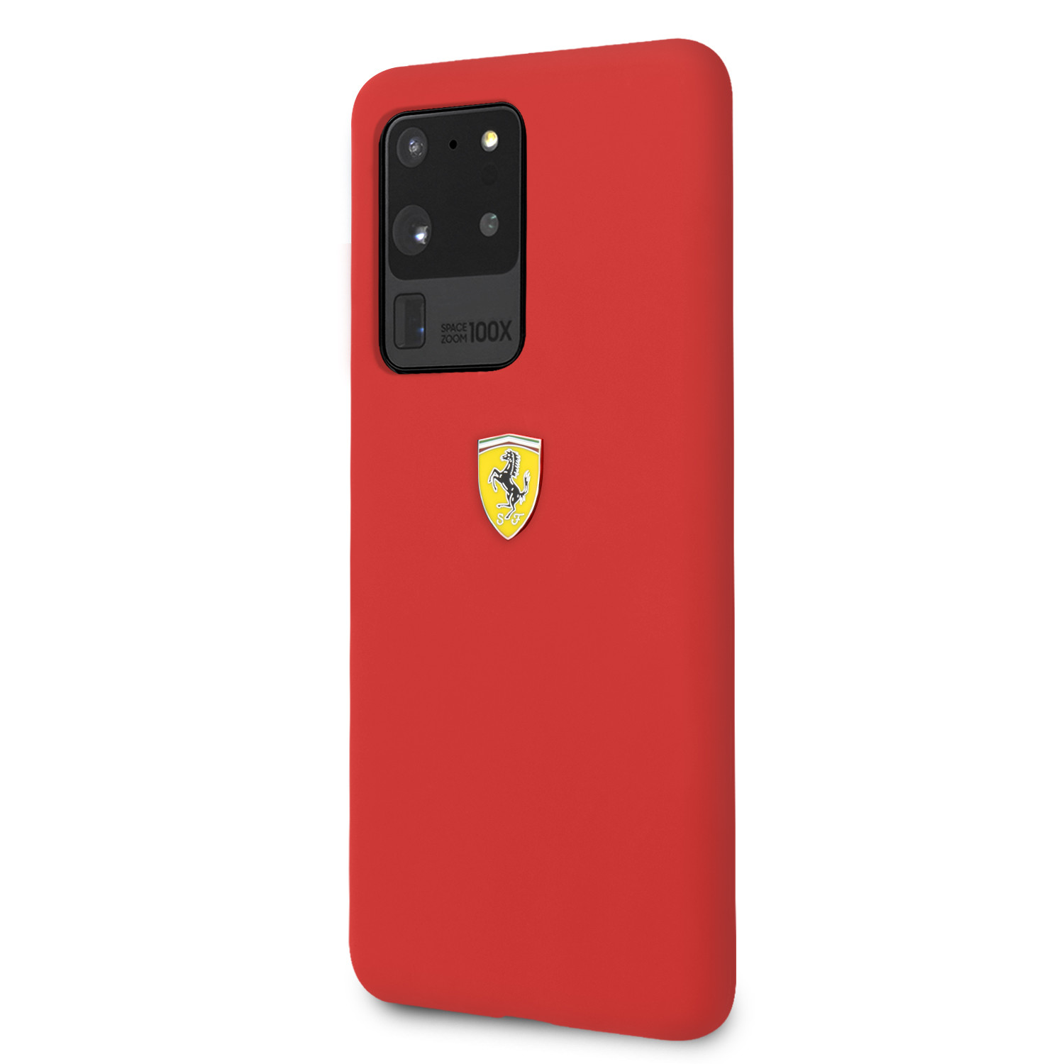 Husa Cover Ferrari SF Silicone pentru Samsung Galaxy S20 Ultra Rosu thumb