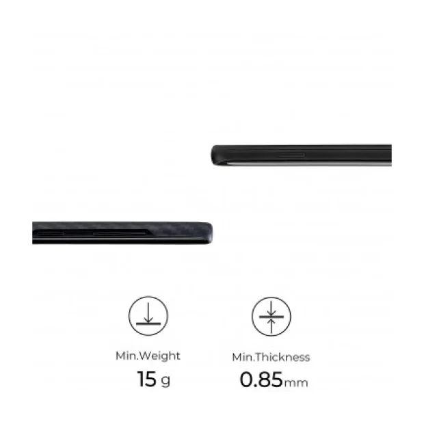 Husa Cover Fibra Pitaka MagCase pentru Samsung Galaxy Note 10 Negru