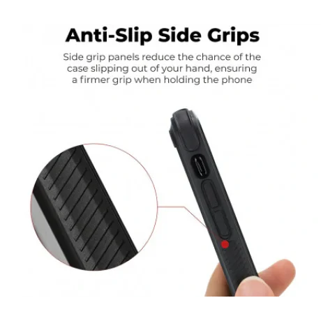 Husa Cover Fibra Pitaka MagCase Pro pentru iPhone 11 Pro Max Negru