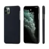 Husa Cover Fibra Pitaka MagEZ Plain Magnet pentru iPhone 11 Pro KI1101 Negru