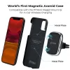 Husa Cover Fibra Pitaka MagEZ Plain Magnet pentru iPhone 11 Pro KI1101 Negru