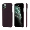 Husa Cover Fibra Pitaka MagEZ Plain Magnet pentru iPhone 11 Pro KI1104  Rosu