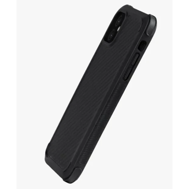 Husa Cover Fibra Pitaka MagEZ Pro Twill Magnet pentru iPhone 11 Negru Gr