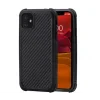 Husa Cover Fibra Pitaka MagEZ Pro Twill Magnet pentru iPhone 11 Negru Gr