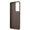 Husa Cover Guess 4G pentru Samsung Galaxy S21 Ultra Brown