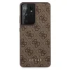 Husa Cover Guess 4G pentru Samsung Galaxy S21 Ultra Brown