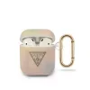 Husa Cover Guess Airpods Triangle Pentru Airpods 1/2 Pink