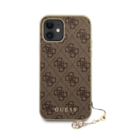 Husa Cover Guess Charms pentru iPhone 12 Mini Brown
