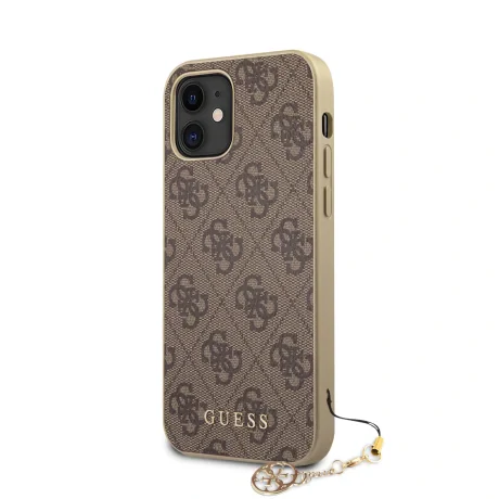 Husa Cover Guess Charms pentru iPhone 12 Mini Brown