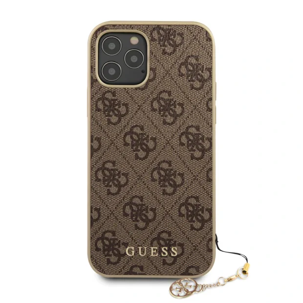 Husa Cover Guess Charms pentru iPhone 12 Pro Max Brown