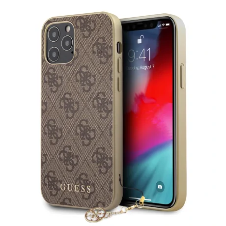 Husa Cover Guess Charms pentru iPhone 12 Pro Max Brown