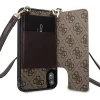 Husa Cover Guess Crossbody Cardslo pentru iPhone XR Brown