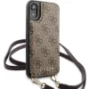 Husa Cover Guess Crossbody Cardslo pentru iPhone XR Brown