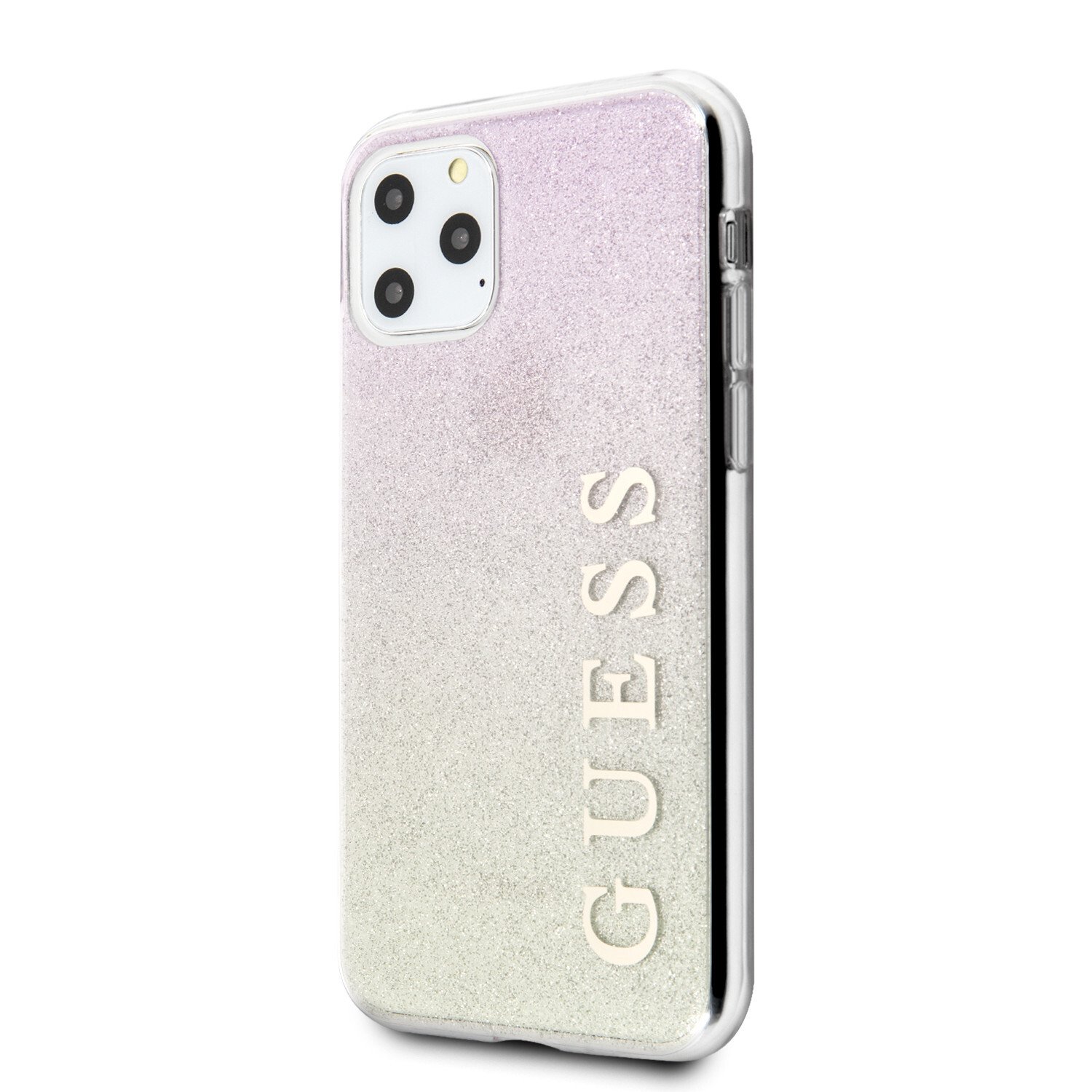 Husa Cover Guess Glitter Gradient pentru iPhone 11 Pro Max Roz thumb