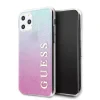 Husa Cover Guess Glitter Gradient pentru iPhone 11 Pro Max Roz Albastru