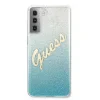 Husa Cover Guess Glitter Gradient pentru Samsung Galaxy S21 Light Blue