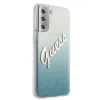 Husa Cover Guess Glitter Gradient pentru Samsung Galaxy S21 Light Blue