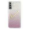 Husa Cover Guess Glitter Gradient pentru Samsung Galaxy S21 Pink