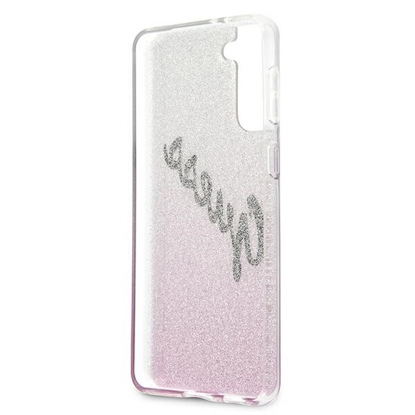 Husa Cover Guess Glitter Gradient pentru Samsung Galaxy S21 Pink thumb