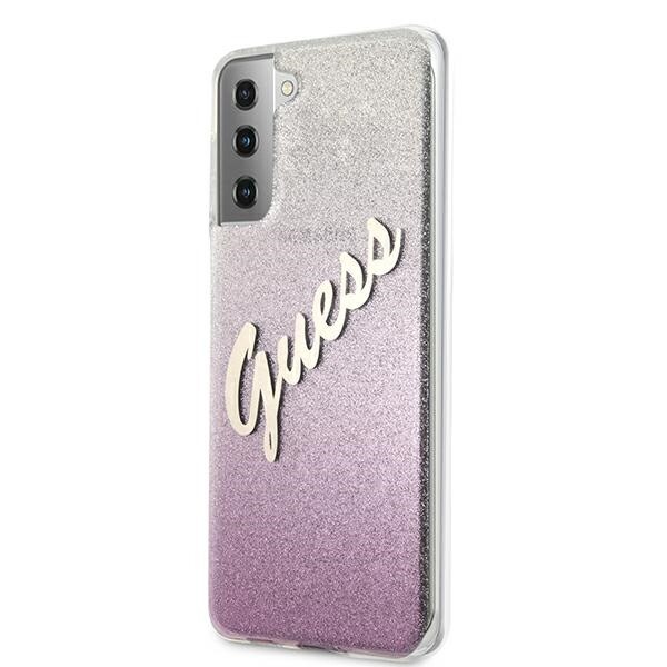 Husa Cover Guess Glitter Gradient pentru Samsung Galaxy S21 Pink thumb