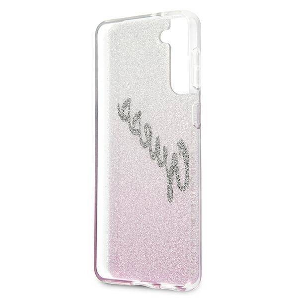 Husa Cover Guess Glitter Gradient pentru Samsung Galaxy S21 Plus Pink thumb