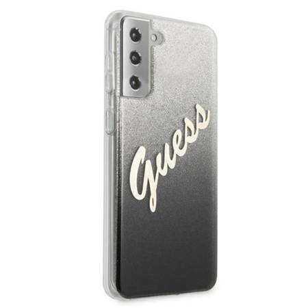 Husa Cover Guess Glitter Gradient pentru Samsung Galaxy S21 Ultra Black thumb