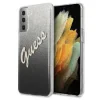 Husa Cover Guess Glitter Gradient pentru Samsung Galaxy S21 Ultra Black