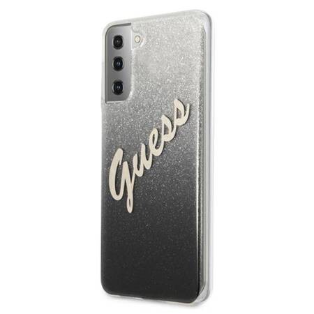 Husa Cover Guess Glitter Gradient pentru Samsung Galaxy S21 Ultra Black thumb