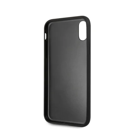 Husa Cover Guess Hard Saffiano pentru iPhone X/XS Negru