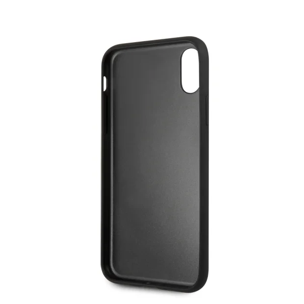 Husa Cover Guess Hard Saffiano pentru iPhone X/XS Negru