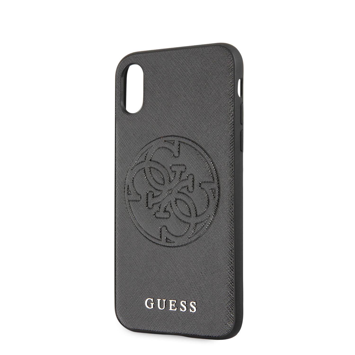 Husa Cover Guess Hard Saffiano pentru iPhone X/XS Negru thumb