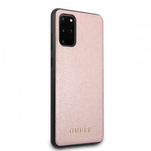 Husa Cover Guess Iridescent pentru Samsung Galaxy S20 Plus Roz Auriu thumb