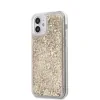 Husa Cover Guess Liquid Glitter pentru iPhone 12 Mini Gold