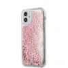 Husa Cover Guess Liquid Glitter pentru iPhone 12 Mini Pink