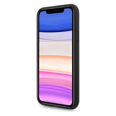 Husa Cover Guess Lizard Collection pentru iPhone 11 Negru