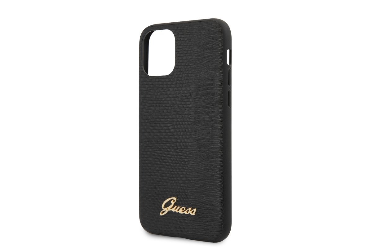 Husa Cover Guess Lizard Collection pentru iPhone 11 Pro Max Negru thumb