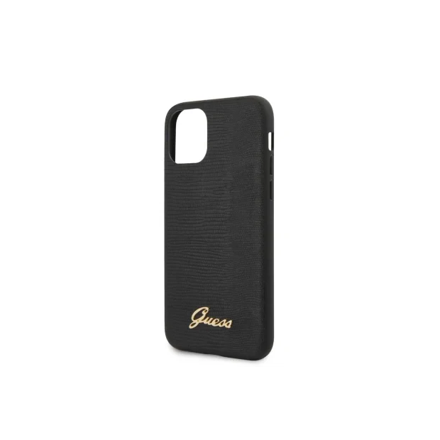 Husa Cover Guess Lizard Collection pentru iPhone 11 Pro Max Negru