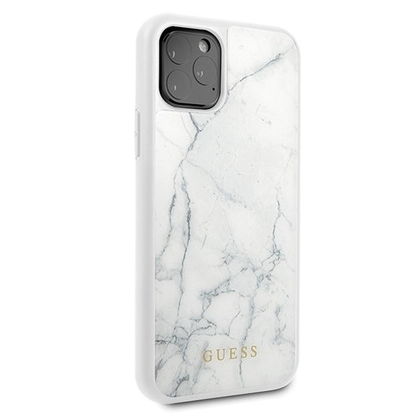 Husa Cover Guess Marble pentru iPhone 11 Pro White thumb