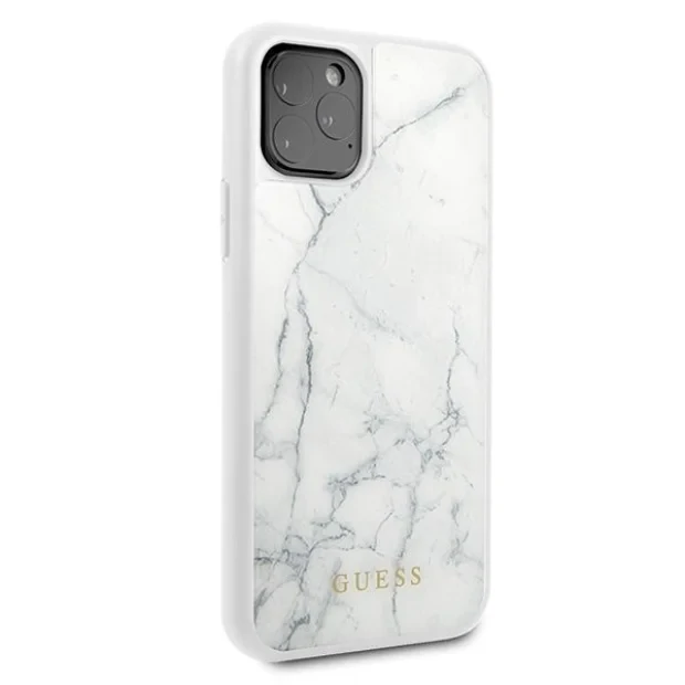 Husa Cover Guess Marble pentru iPhone 11 Pro White